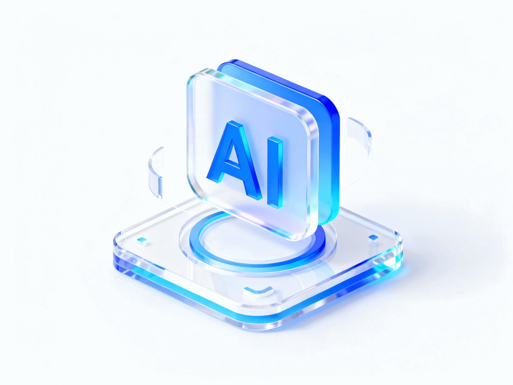 AI interface analyzing face shape on a laptop screen