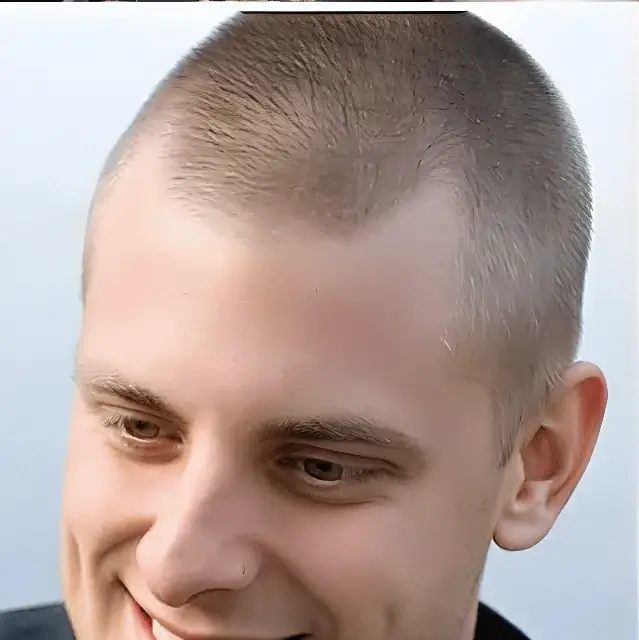 Illustration showing guard four buzz cut length